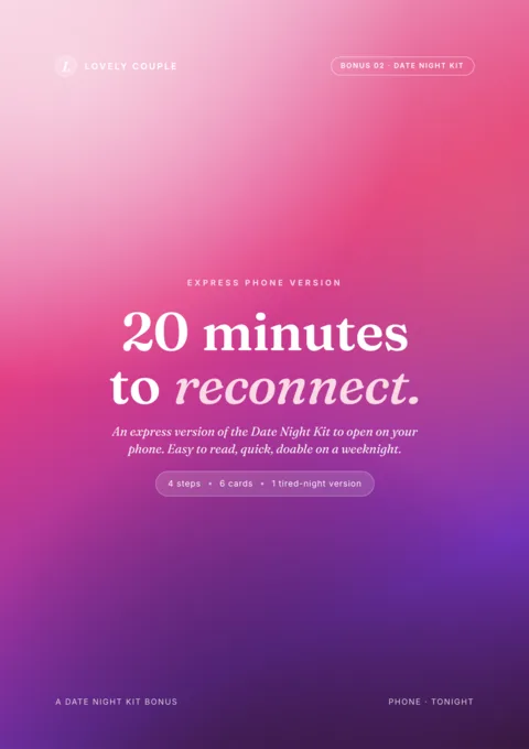 The 20-minute phone version