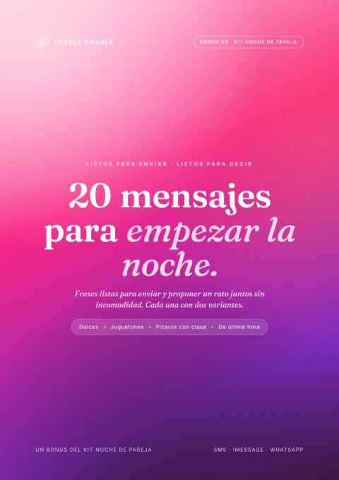 20 mensajes listos para enviar