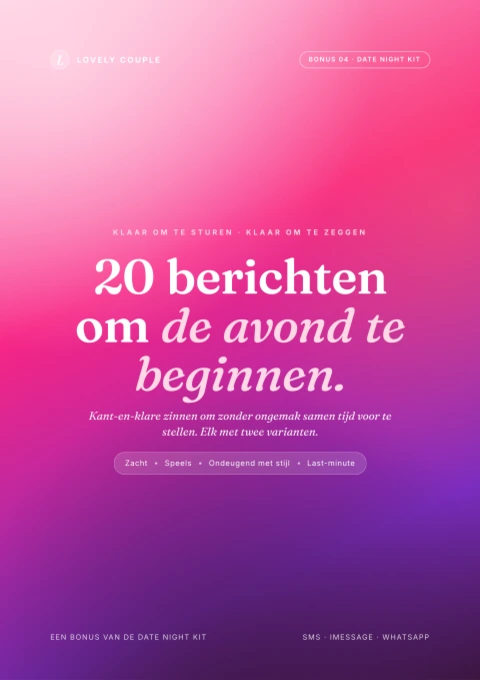 20 kant-en-klare berichten